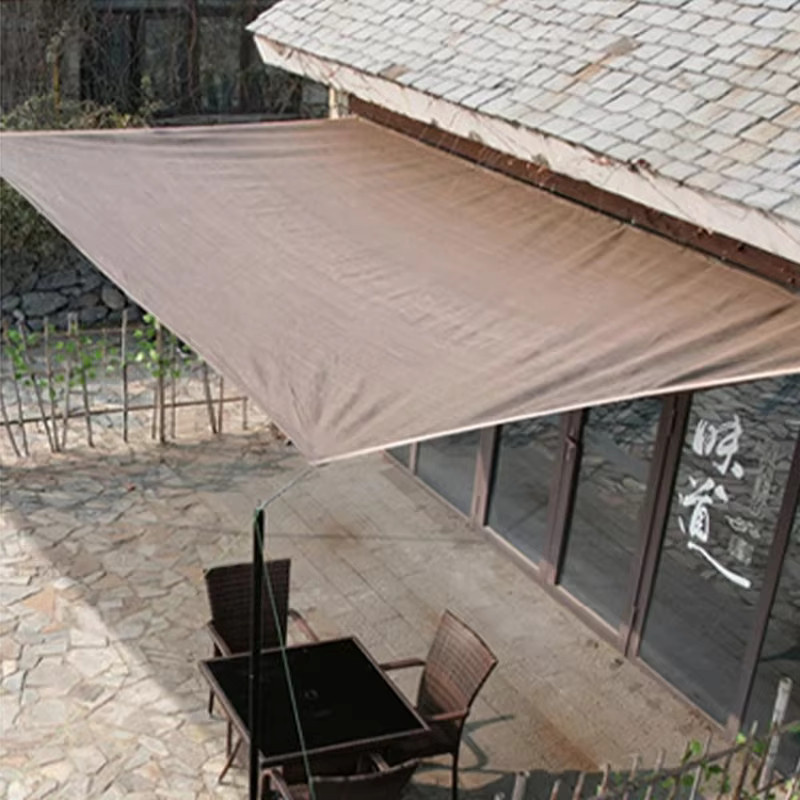 Unshade Sonnenschutznetz aus HDPE in Braun mit 90 % UV-Schutz für Hausgarten, Balkon und Autoschuppen - Bild 3