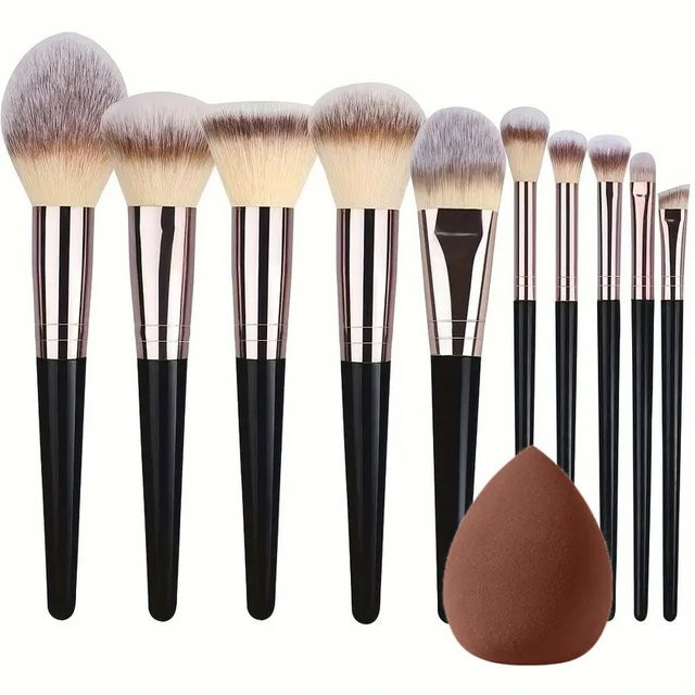 RUNTOIN Make-up-Pinsel-Set, 3-20-teilig, Damen - Bild 1