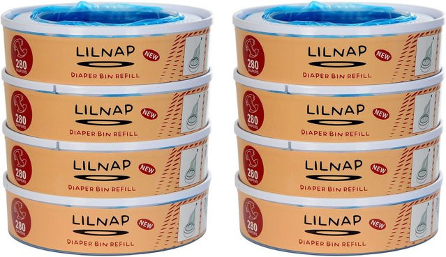 Lilnap Ersatz-Einsätze für Angelcare Captiva und Angelcare Classic New Improved, 8er-Pack, Größe N - Bild 1