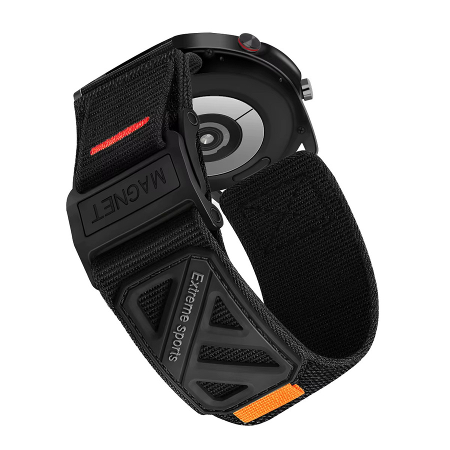 OAKCHARM Uhrenarmband Nylon, geflochten, Schwarz, Unisex - Bild 2