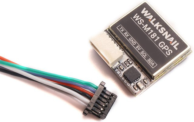 Walksnail WS-M181 GPS M10 GNSS-Modul mit QMC5883 Kompass, 72CH 10Hz, Schwarz, für RC FPV Drone Flight Controller Long Range - Bild 1