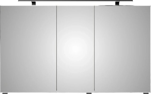 Pelipal Spiegelschrank Quantum 07 in Kaschmir Matt mit Drehtüren, LED-Beleuchtung, Sensor-Schalter und Steckdose für dein Badezimmer, Breite: 120 cm, Tiefe: 30 cm, Höhe: 170 cm - Bild 1