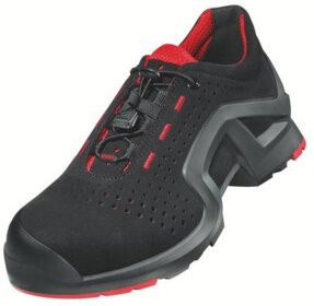 Uvex Halbschuhe Support S1P in Schwarz Rot Größe 49 Weite 10 - Bild 1