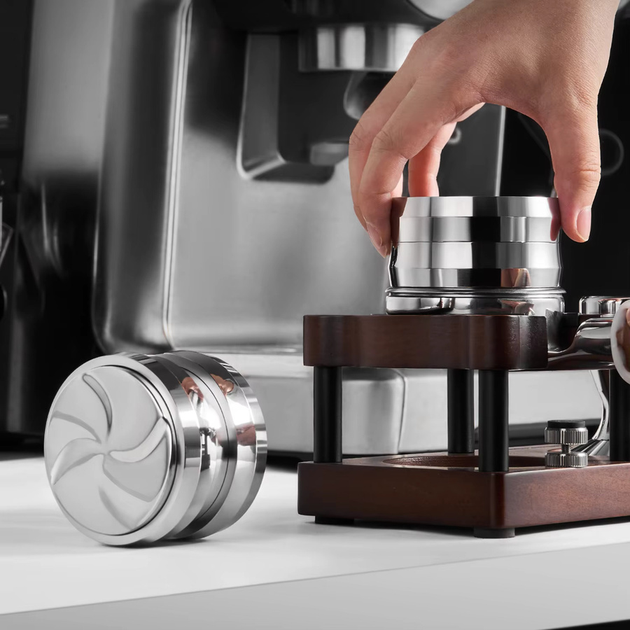 ZIRKUS Gravity Coffee Leveler Espresso-Kaffeeverteiler aus Edelstahl in Silber, Durchmesser: 58,5 mm - Bild 2