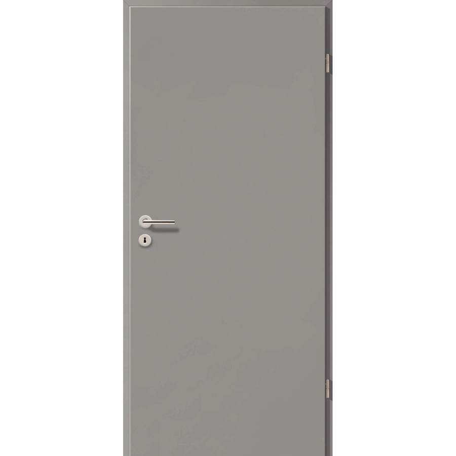 GetaDoor Zimmertür CPL in Grau mit Holzdekor, Anschlag Rechts, B: 73,5 cm, H: 198,5 cm - Bild 2