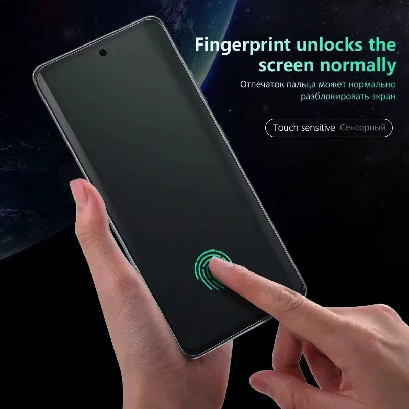 2 Stück Samsung Anti-Spy Displayschutz aus gehärtetem Glas für Galaxy S24 Ultra S25 S23 S22 S21 in Transparent mit Smooth Finish Privacy Guard - Bild 4