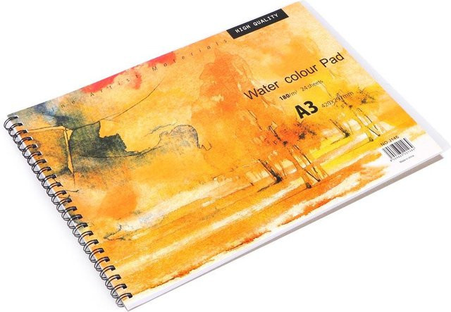 Igeteck A3 Pastell Papier Pad in Beige für Aquarell und Zeichnungen - Bild 1