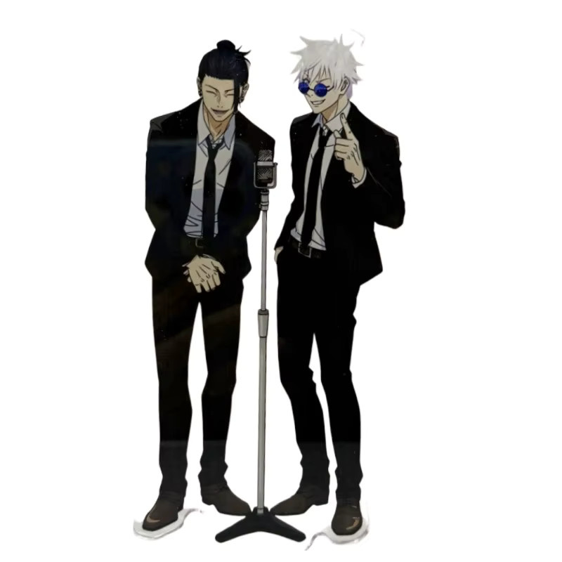 Bandai Jujutsu Kaisen Acryl-Standfiguren, Itadori Yuji, Fushiguro Megumi, Gojo Satoru, Nanami Kento, Set / Bundle - Bild 5