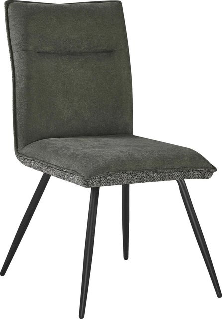 Mömax Stuhl Nova in Grün mit schwarzem Gestell für Esszimmer und Home Office - Bild 1