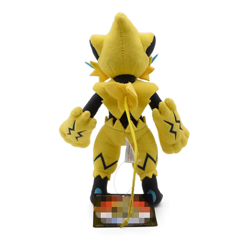 TAKARA TOMY Zeraora Plüschtier, Gelb, 25cm - Bild 2