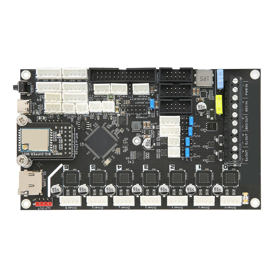 Honor Electronics Motherboard mit 800 x 480 5iDisplay-Bildschirm und USB-C für VORON 2.4 BIGDIPPER Duet3 Mini5 3D-Drucker in Schwarz - Bild 2