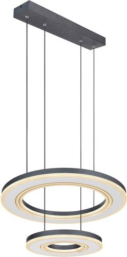 GLOBO LIGHTING LED-Pendelleuchte Schwarz Matt, B/T/H: 30 x 50 x 120 cm - Bild 1