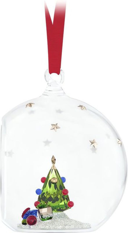 Swarovski Weihnachtskugel Weihnachtsbaum und Geschenke Hängeornament aus Glas in Mehrfarbig - Bild 1