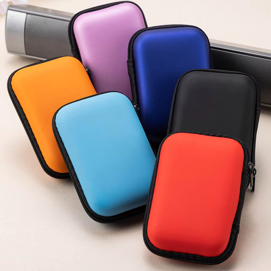 Harte PU-Schutzhülle in Pink für SanDisk Extreme Portable SSD E30 E60 E61 mit Kabel-Organizer - Bild 3