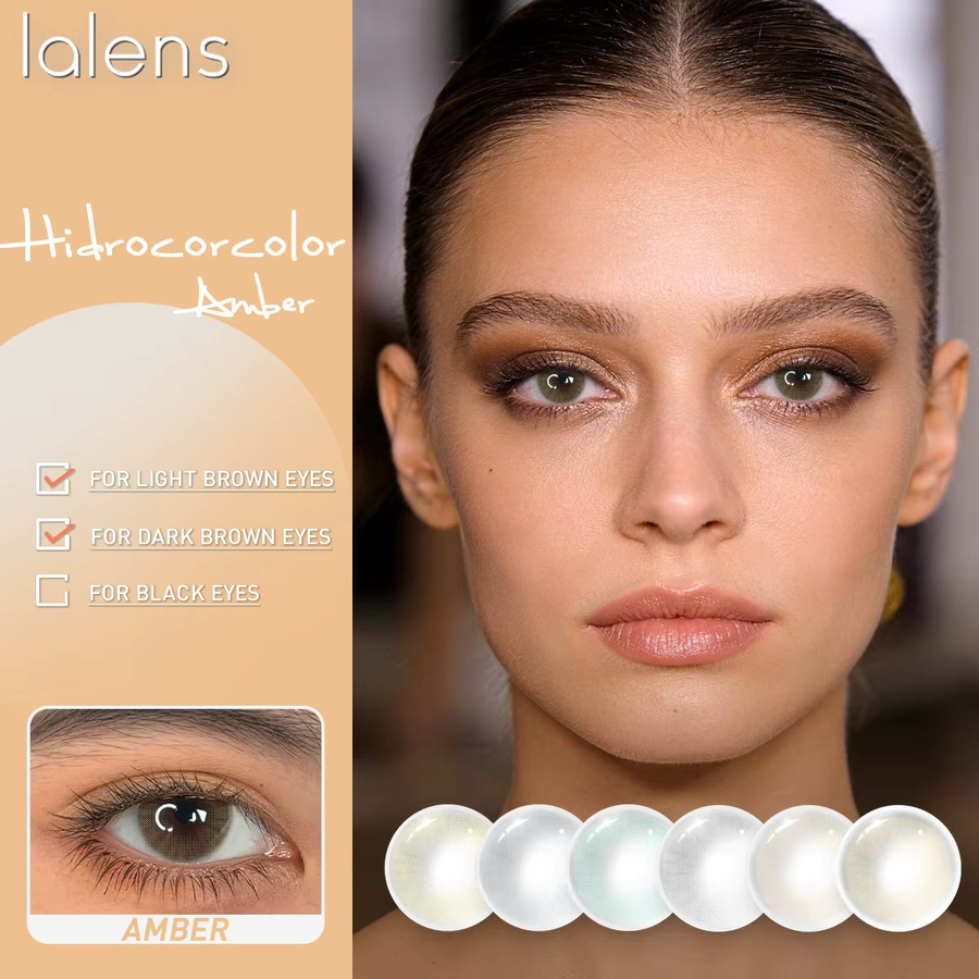 Lalens Hidrocorcolor Kontaktlinsen, Braun Blau, Weich - Bild 3