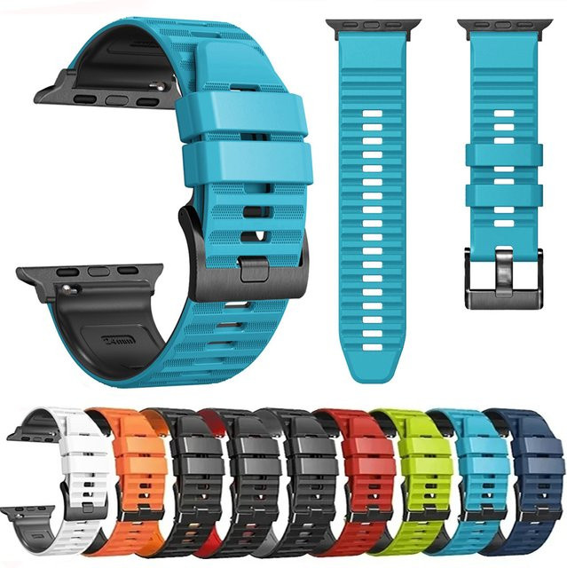 QCTOG Uhrenarmband Silikon, Bunt, Unisex - Bild 1