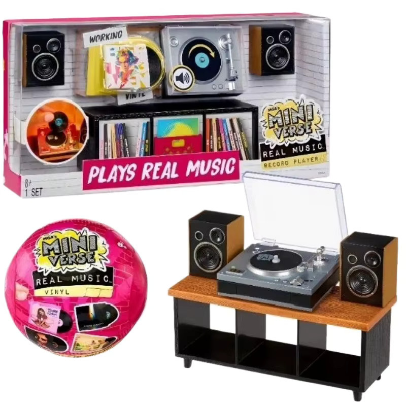MGA Miniverse Real Music Vinyl, Mini-Spielbare Vinyl-Schallplatten-Serie, Blind Box, ab 8 Jahren - Bild 1