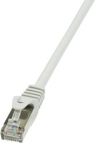 LogiLink CP1032D RJ45 Netzwerkkabel CAT 5e SF/UTP Ethernet LAN Patchkabel Grau, Länge: 1,00 m - Bild 1