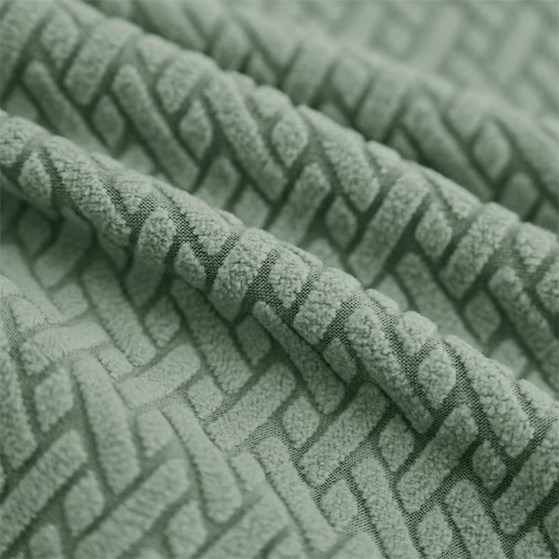 WANERQU Jacquard Sesselbezug Elastisch in Grün für Sessel und Esszimmerstühle - Bild 2