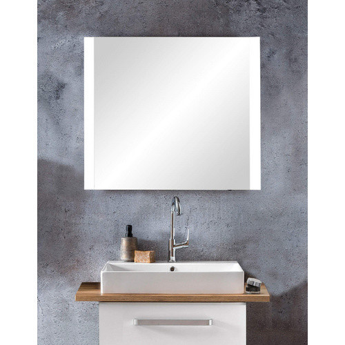 SCHILDMEYER Spiegelelement Star mit LED-Licht und Touch-Switch, silberfarben, B/H/T: 80 x 72 x 3 cm - Bild 2