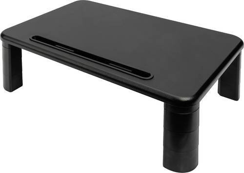 Digitus Monitorerhöhung DA-90458 Ergonomische Monitorhalterung Schwarz Höhe: 71 bis 145 mm - Bild 1