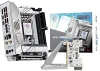 MSI MPG Z890I EDGE TI WIFI Mainboard Intel Z890 Mini-ITX Sockel LGA 1851 DDR5 White Silver - Bild 1