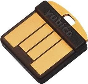 Yubico YubiKey 5 Nano FIPS USB-A Passwort Manager Stick in Schwarz/Gold - Bild 2