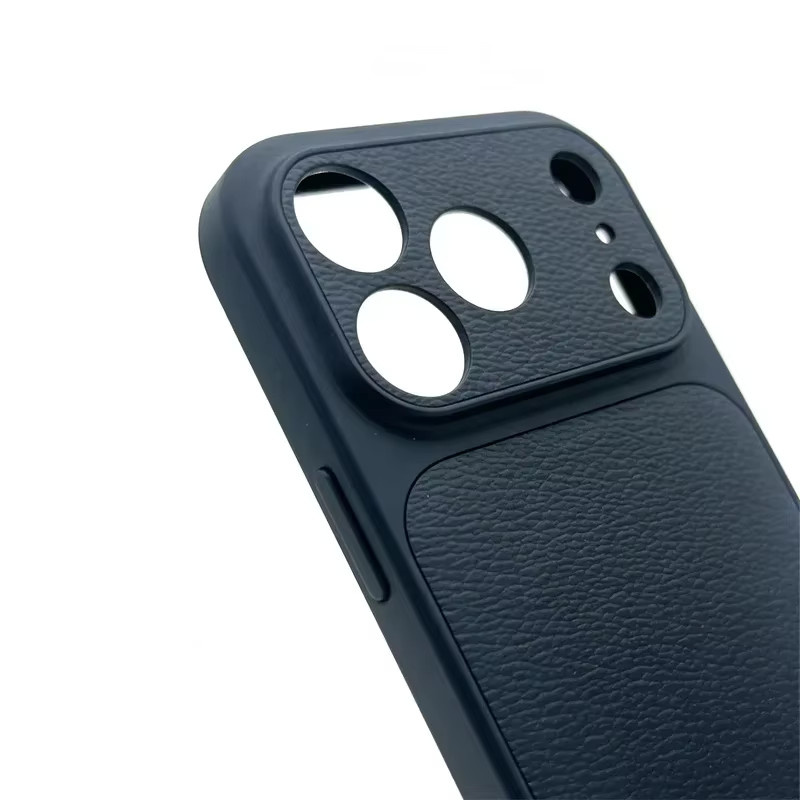YLUOYI Handyhülle mit individuellen Initialen für iPhone 17, 16, 15, 14 und 13 Pro Max in Schwarz, stoßfest und mit Kameraschutz - Bild 2