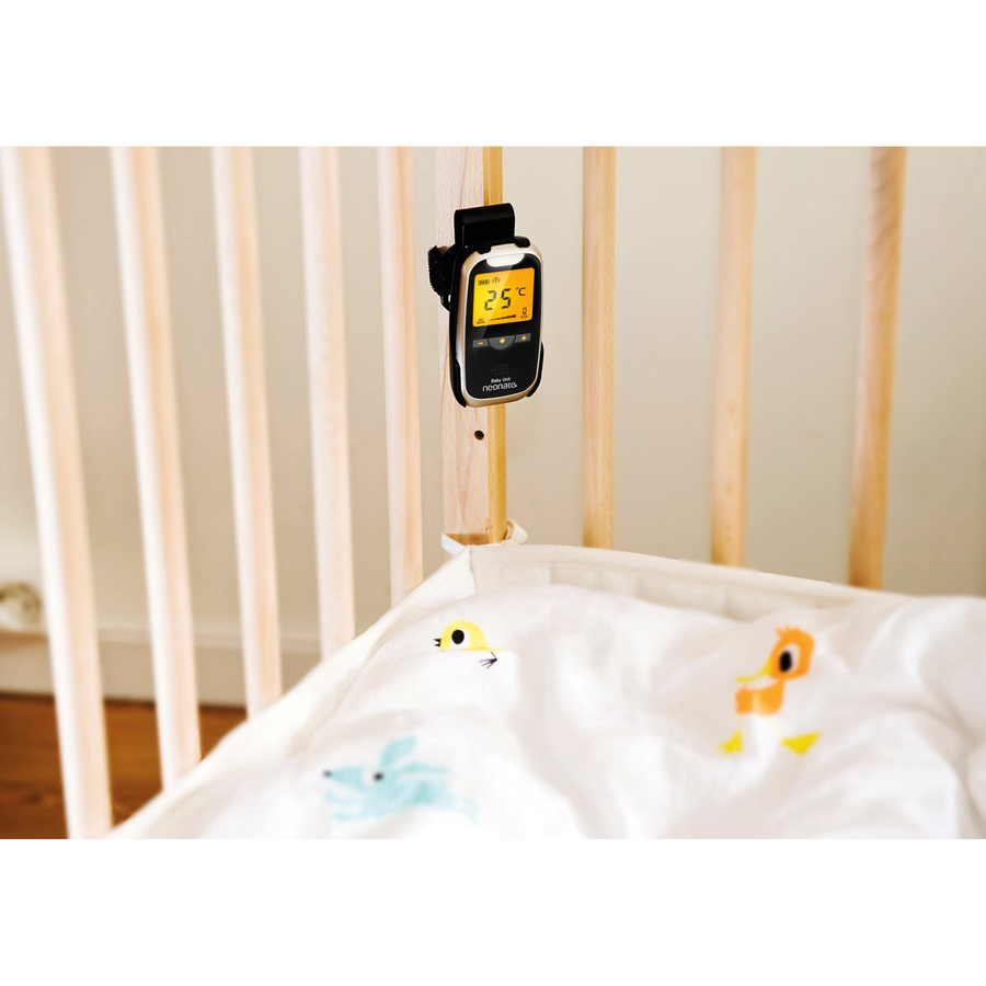 Neonate Babyphone BC-5800D strahlungsarm in Schwarz mit Temperaturanzeige und wiederaufladbarem Akku - Bild 3
