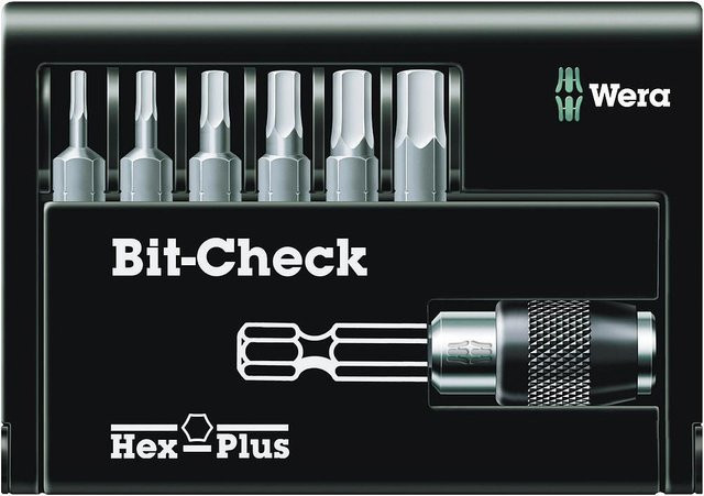 Wera Bit-Check 7 Hex-Plus Bit-Set 7-teilig Innen-Sechskant Schwarz - Bild 2