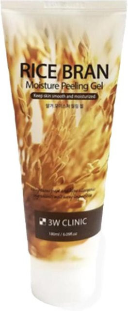 3W CLINIC Rice Bran Moisture Peeling Gel, 180 ml, mit Reiskleie-Extrakt - Bild 1