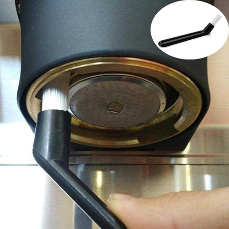 XINGZHAOHOME Reinigungspinsel für Espresso Maschinen in Schwarz