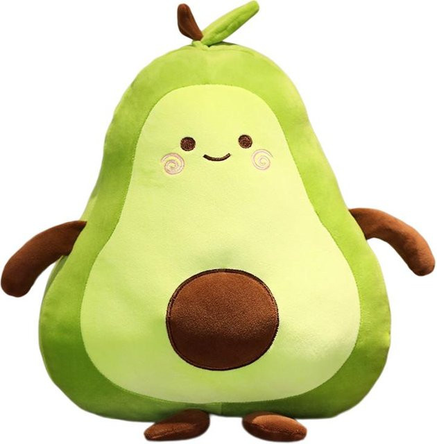 Binchi Fitness Avocado Plüschkissen, Grün, 40cm, ab 14 Jahren - Bild 1