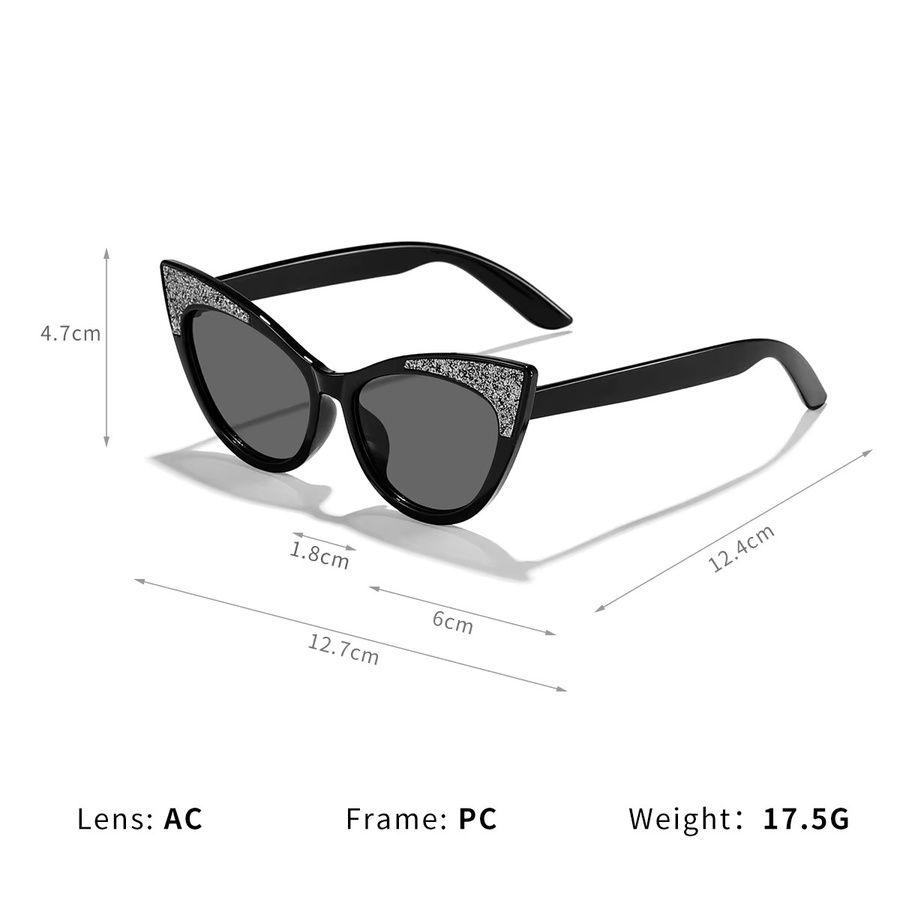 ZUXUB Sonnenbrille Kinder, Cat-Eye, Vollrand, Kunststoff, Multicolour - Bild 2