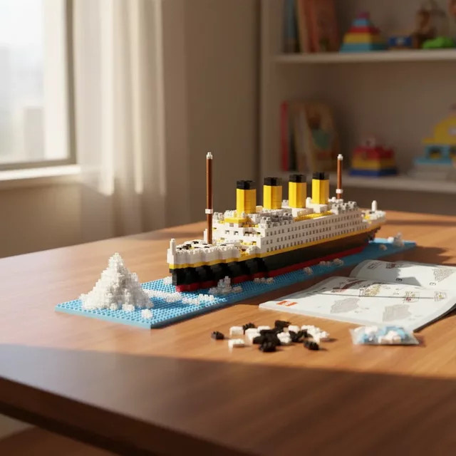 Yaafun Titanic Micro Brick Bausteine-Set, Fahrzeuge, Mehrfarbig - Bild 1