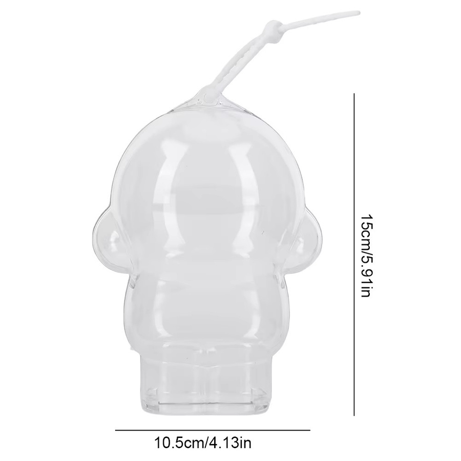 APWIKOGER Skullpanda Schutzhülle, Transparent, Organizer Box, Zubehör - Bild 4