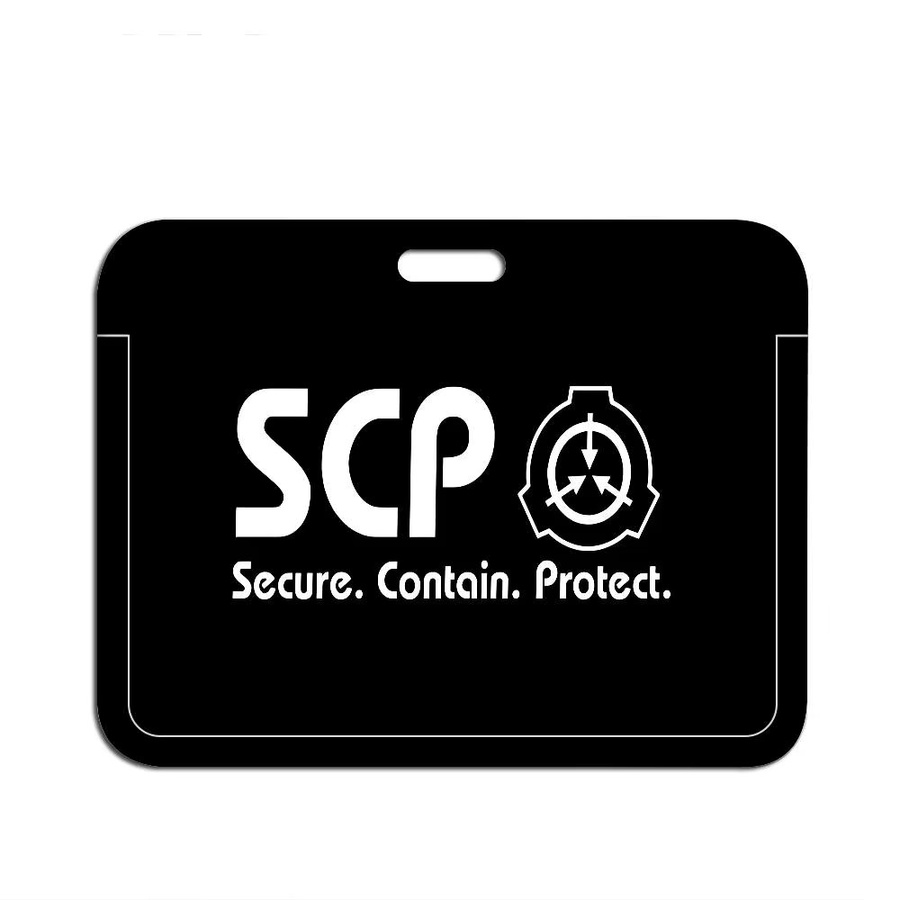 S-SCP Foundation Kreditkartenhalter mit Schlüsselband, Unisex - Bild 5