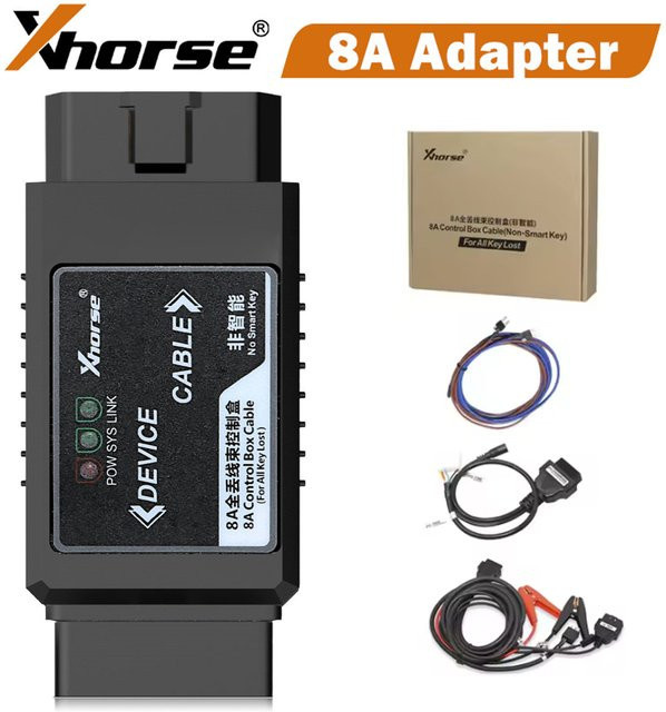 Xhorse VVDI Toyota 8A Control Box Kabel für Nicht-Smart Schlüssel Adapter, Schwarz, USB-C - Bild 1
