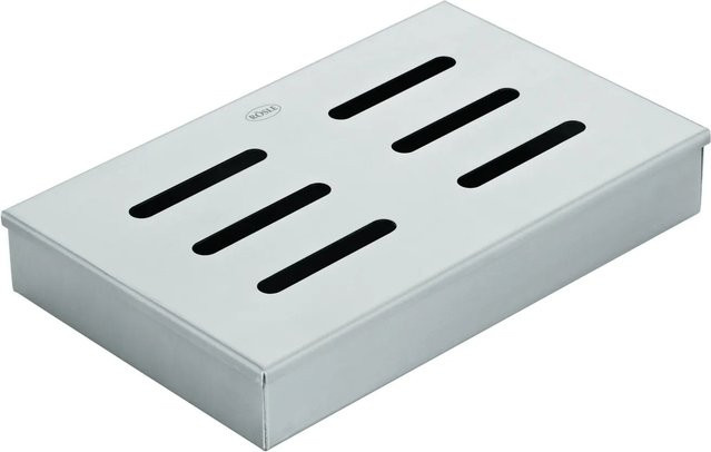 Rösle Räucherbox aus Edelstahl in Silber für Kohle und Gas - Bild 1