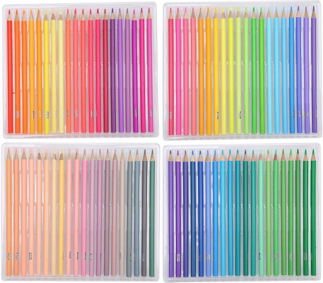 GoolRC Buntstift Set mit 80 Stück in Mehrfarbig und Blau für Künstler und Anfänger - Bild 1