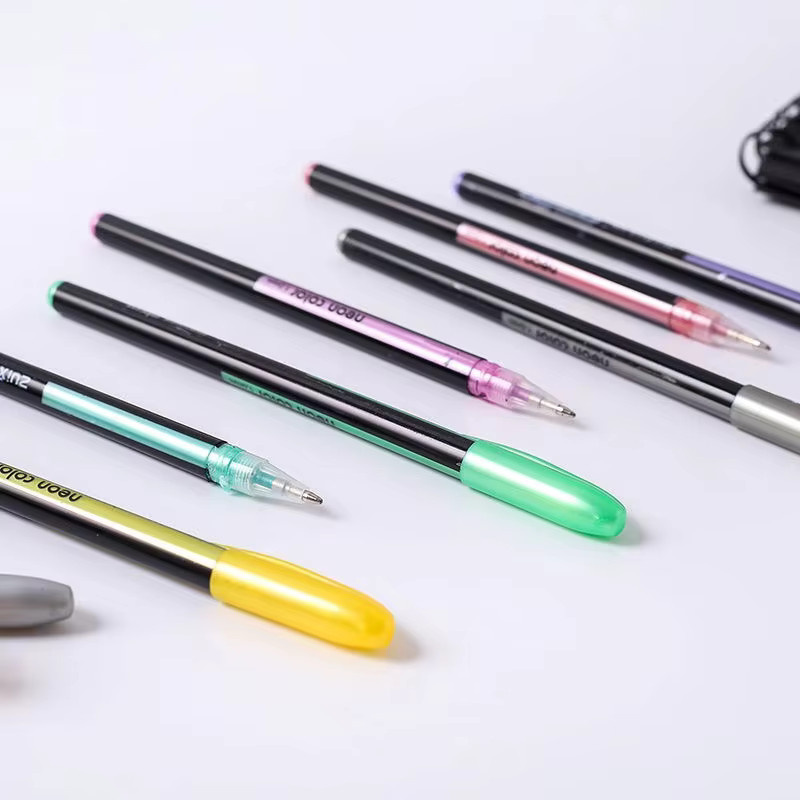 Baikingift Glitter Gel Stifte Set, 12 Teile, Mehrfarbig, Glitzer Marker für Schule, Büro und Kunst - Bild 3