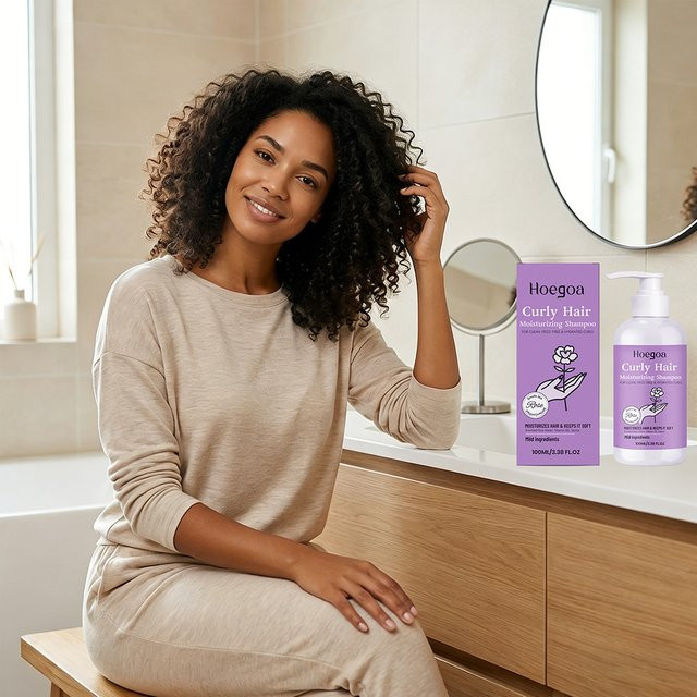 Feuchtigkeitsspendendes Shampoo für lockiges Haar, Unisex - Bild 1