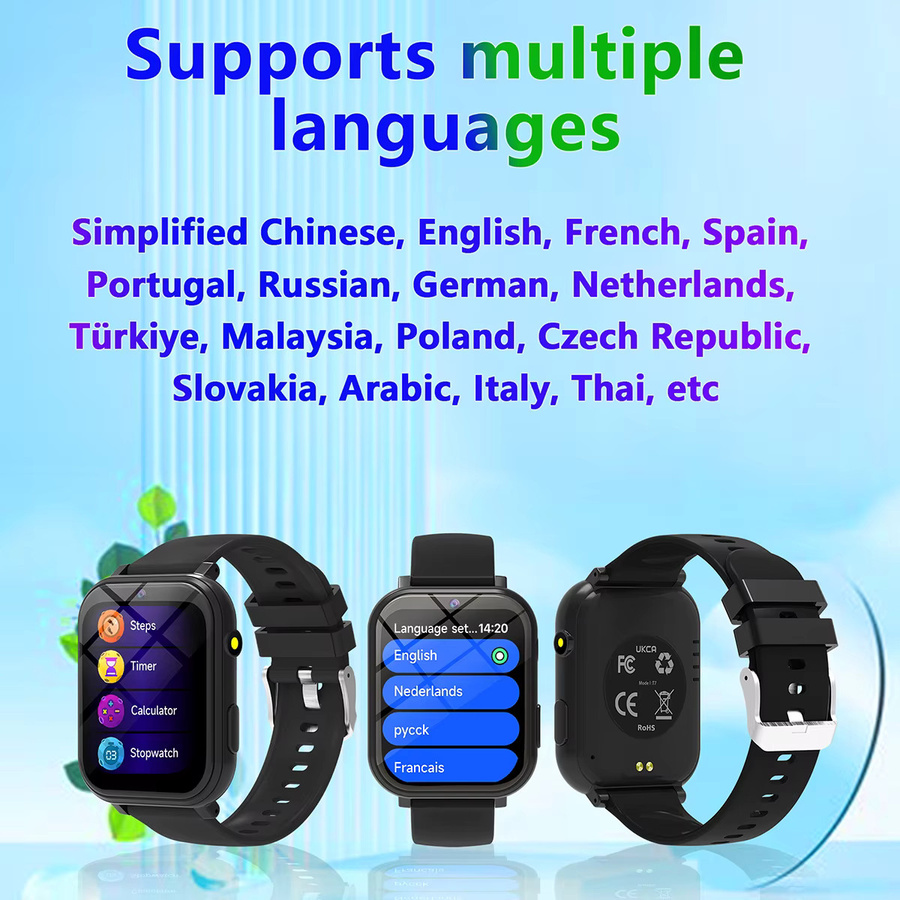 SIMSONLAB Smartwatch, Blau, Kunststoff, Kinder, Unisex - Bild 5