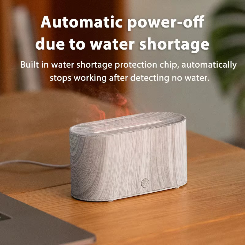 HAOYUNMA Mini-Aroma-Diffusor mit bunten Lichtern, USB-betriebener Luftbefeuchter für ätherische Öle in Weiß und Multicolour - Bild 2