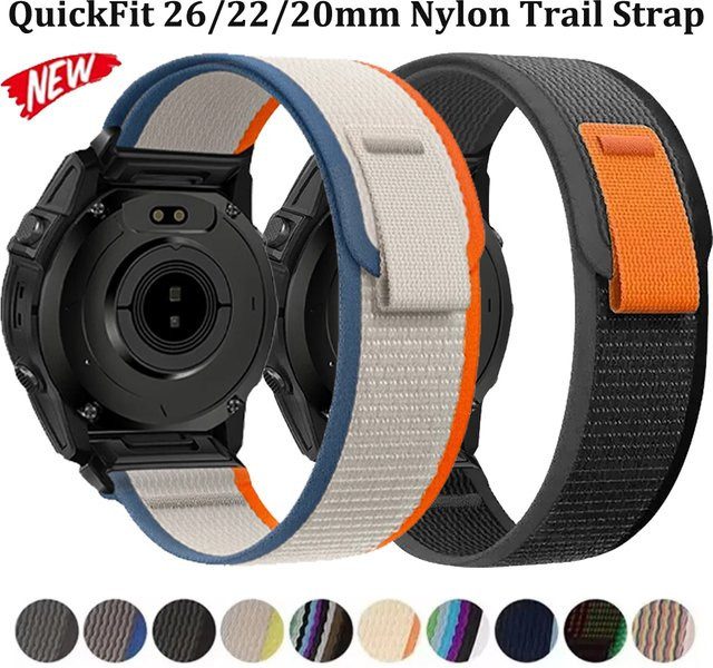 QuickFit Uhrenarmband Nylon, Schwarz, Unisex - Bild 1