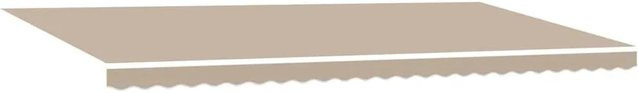 vidaXL Markisenersatzstoff aus Polyester in Beige, Breite: 580 cm, Höhe: 345 cm - Bild 1