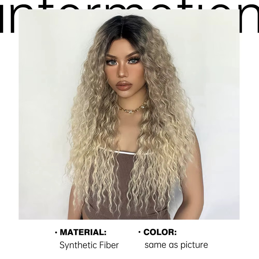 HAIRCUBE Perücke, synthetisch, braun blonde Ombre, Damen - Bild 2