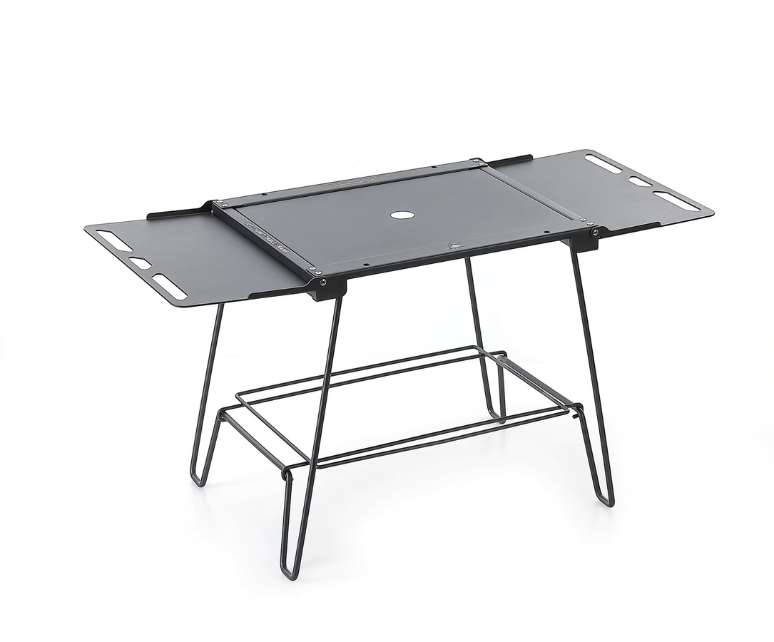 Tryhomy IGT Camping Tisch mit Kochmodul aus Aluminiumlegierung, Schwarz, B/T/H: 40 x 39,5 x 33 cm - Bild 2