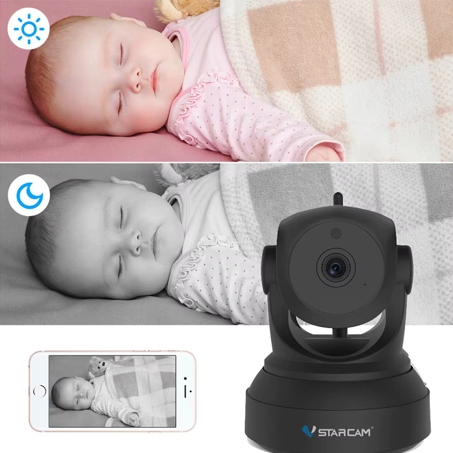 Vstarcam 3MP HD Drahtlose WiFi IP Kamera mit Nachtsicht und PTZ-Funktion für Home Security und Baby Monitoring - Bild 3