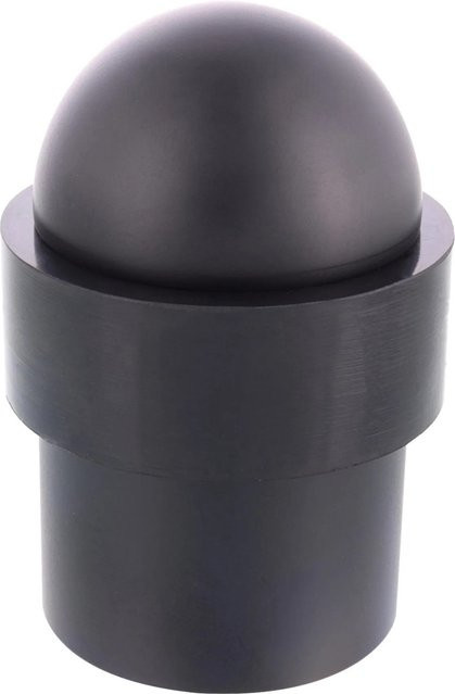 Wagner Bodentürstopper Dom aus Metall in Schwarz Matt mit Ø 35 mm x 50 mm - Bild 1